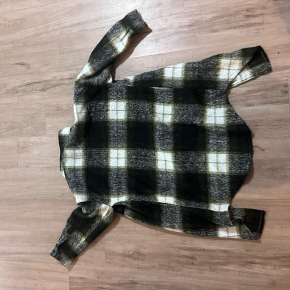 Plaid Long Coat - Picture 5 of 5